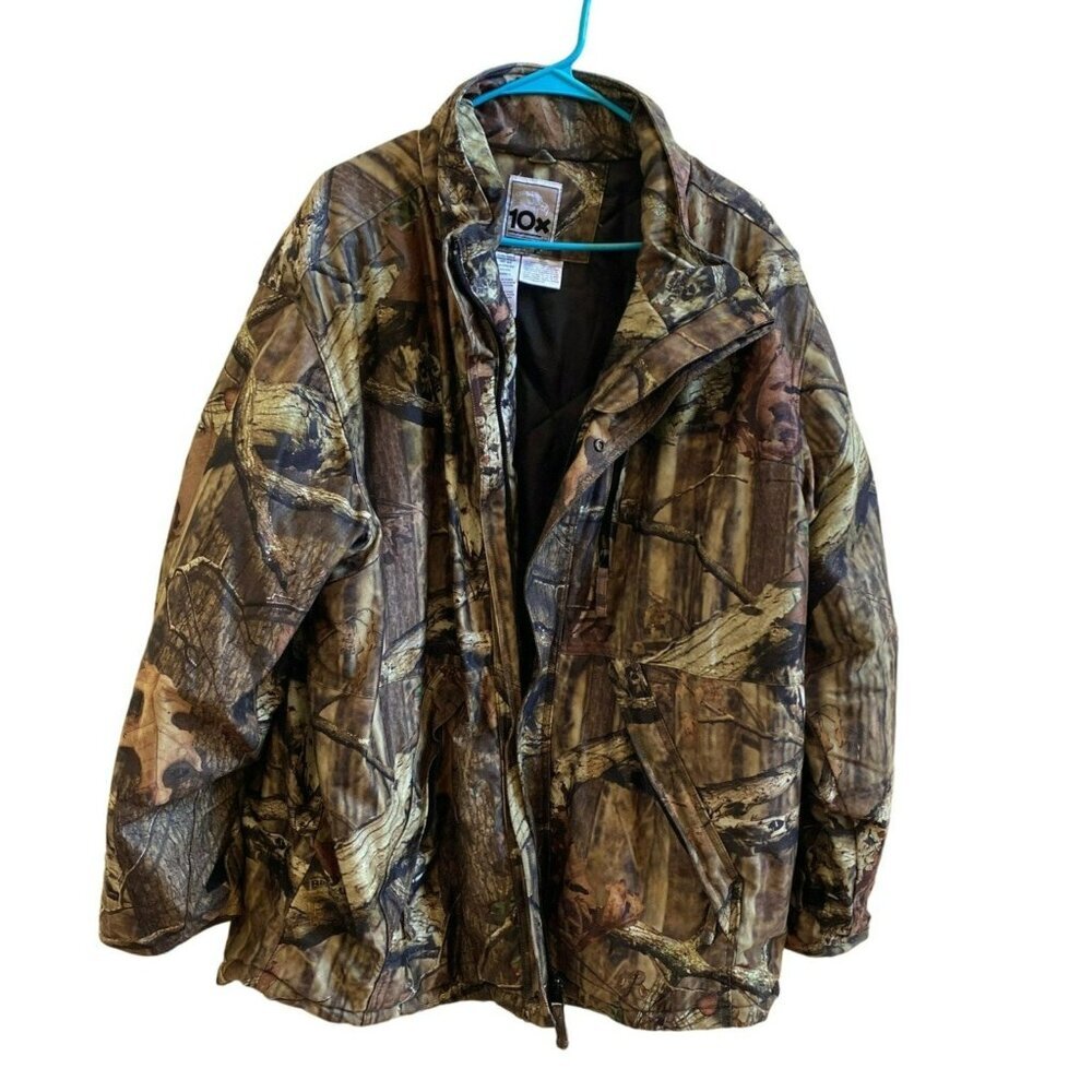 Brown Mosley Oak 10 X Break Up Infinity Hunting Coat sz XL